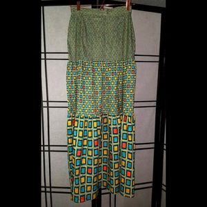 CQ by CQ Mix Printed Tiered Maxi Skirt